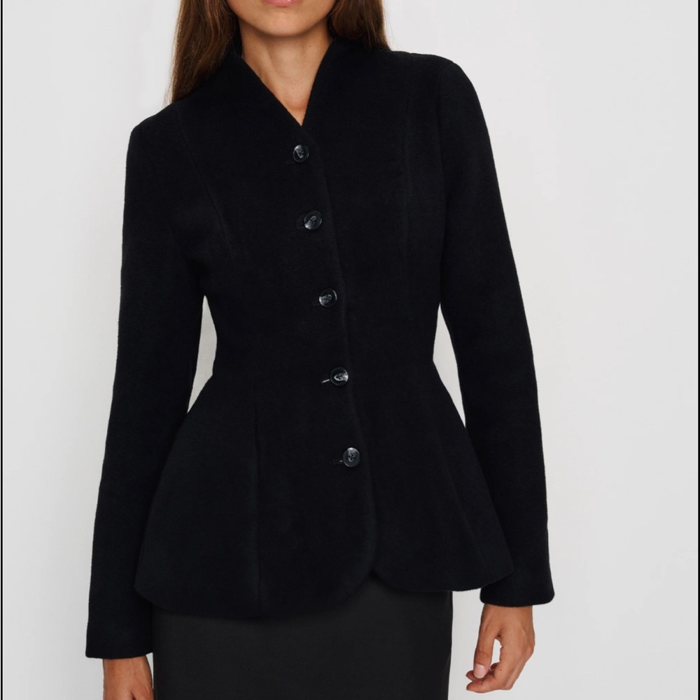 Reformation X Nara Smith Morning Doug Jacket in Black
